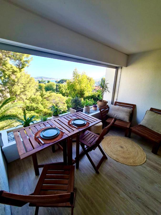 Charme & Calme-Tamaris- Studio Vue Mer - Piscine - Le Petit Olivier Sur Mer ラ・セーヌ・シュル・メール エクステリア 写真